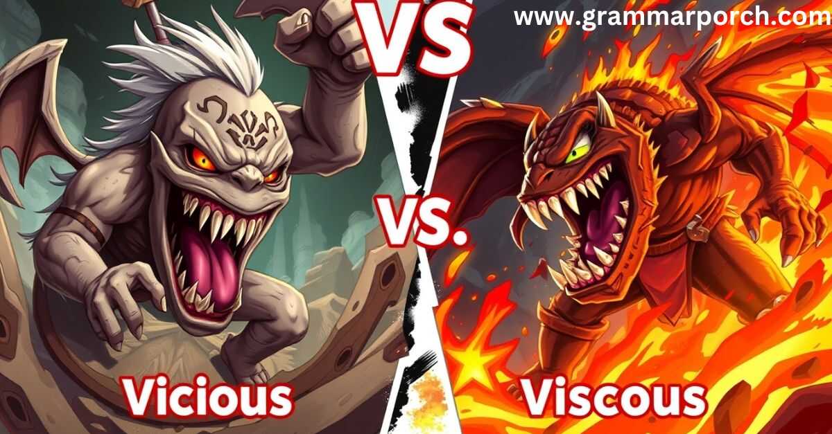 Vicious vs Viscous