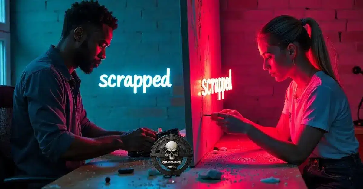 Which One is More Acceptable Should You Use “Scrapped” or “Scraped”