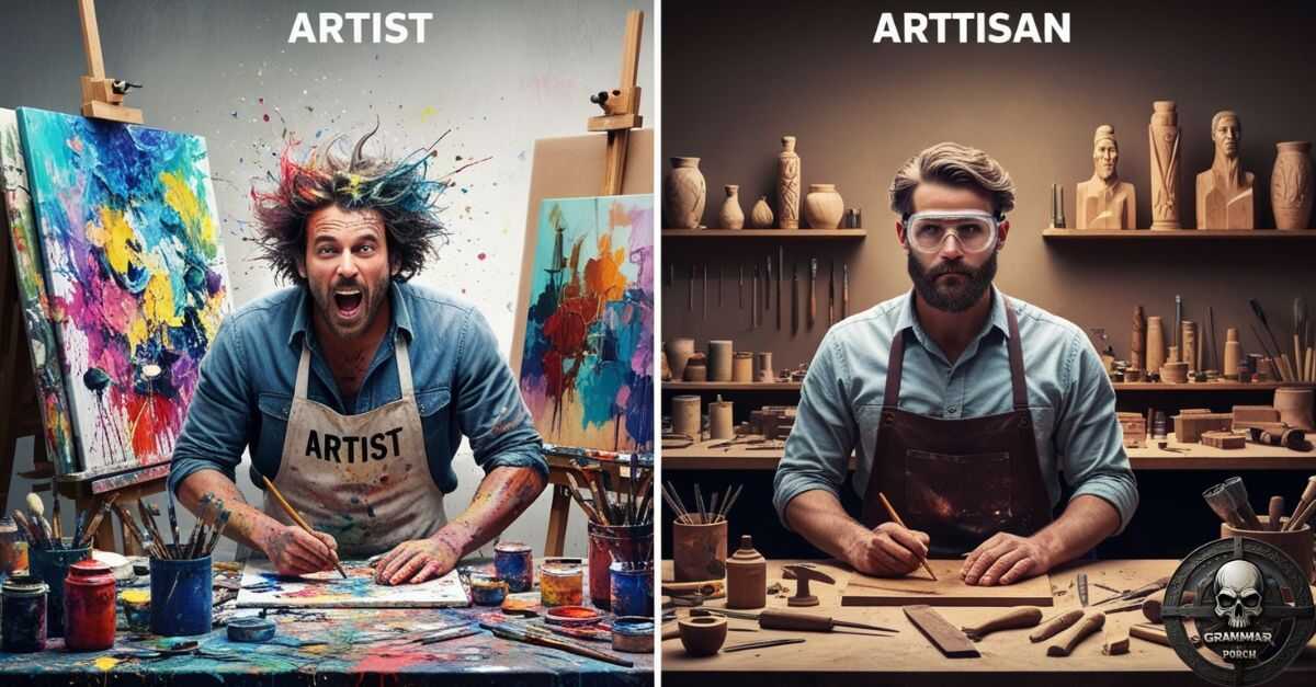 Artist vs Artisan Difference with Definition and Examples