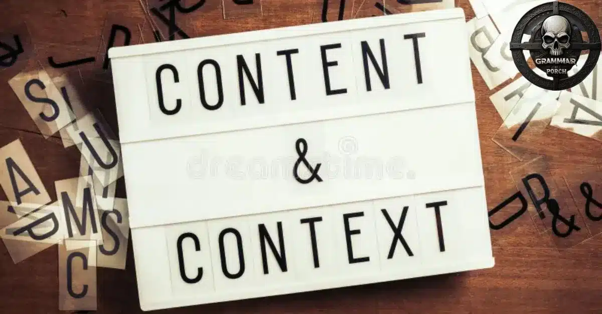 Balancing Content and Context