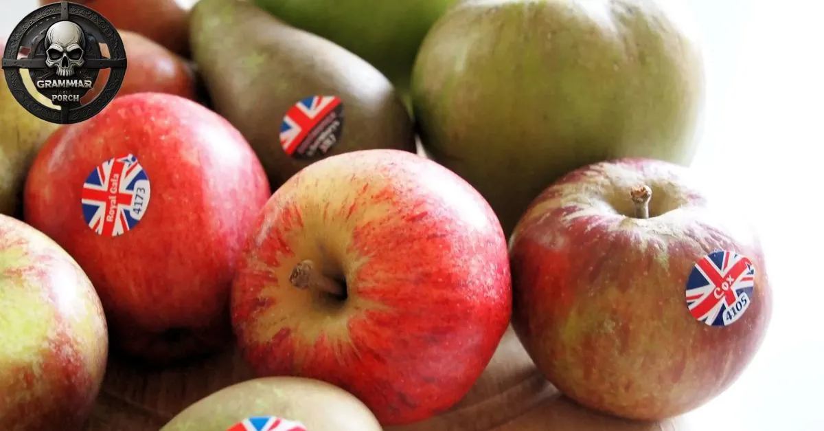 Plural of Apple in British English