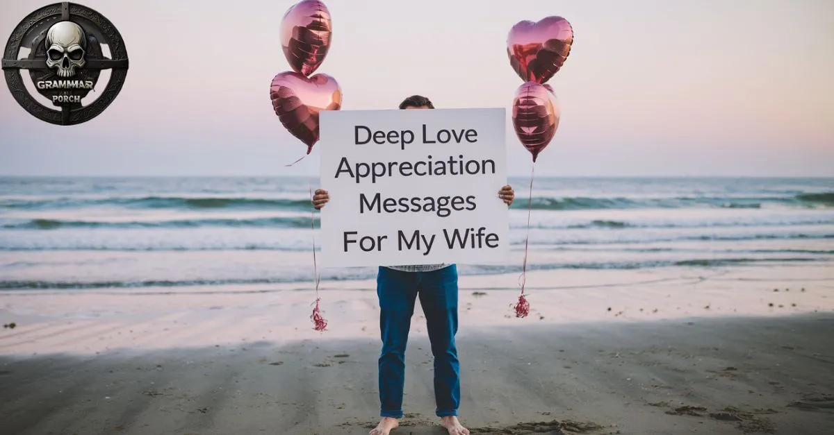 Deep Love Appreciation Messages For My Wife