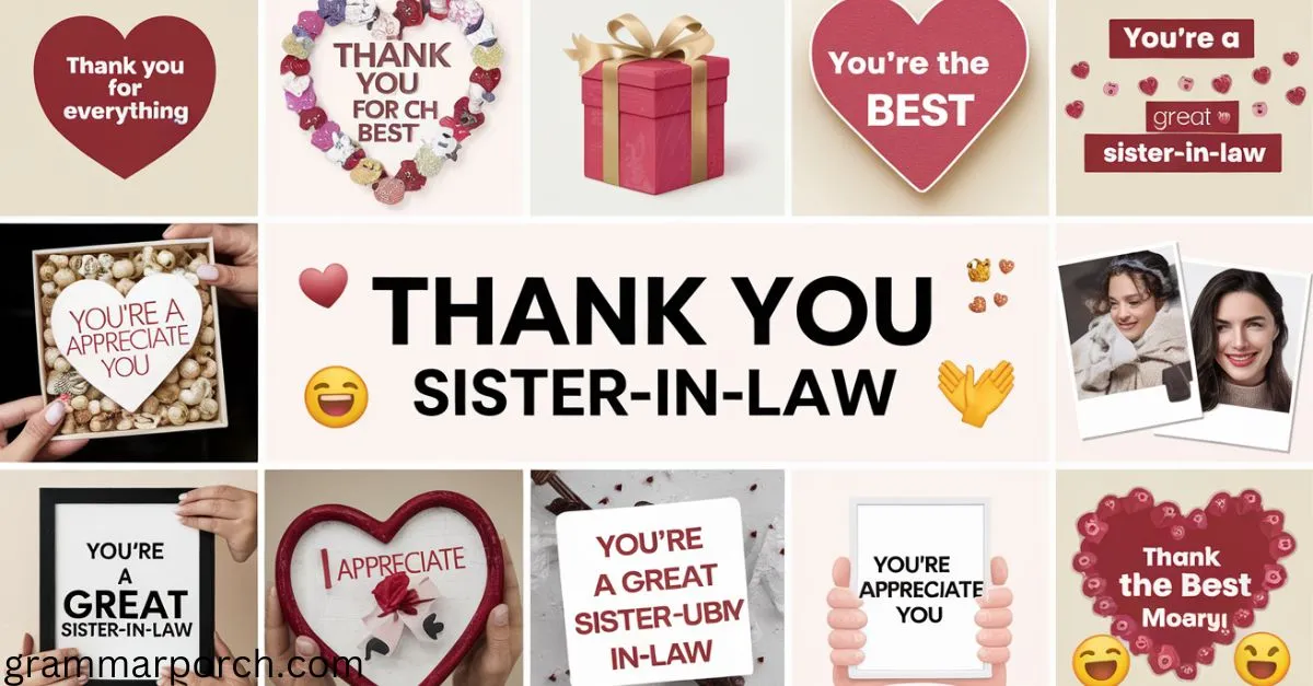 Thank You Messages for Sister-in-Law